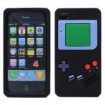 Wholesale iPhone 4 4S 3D Gameboy Case (Black)